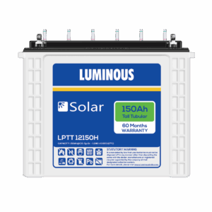 Luminous LPTT12150H Solar 150 AH Tall Tubular battery