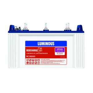 Luminous Red Charge 15000 120AH Tubular Battery