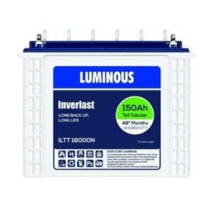 Luminous ILTT 18000N  150AH  48 Months Warranty Tubular Battery