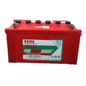 Exide Inva Red IR100+ 100AH Tubular Battery