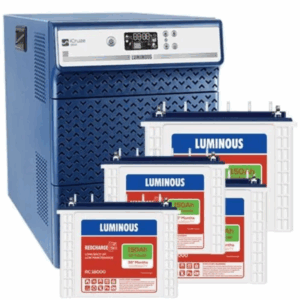 Luminous ICruze 5000+ Inverter And RC 18000 150Ah Tubular Battery