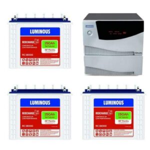Luminous 2.5KVA + RC 18000 150 Ah Battery