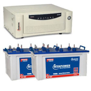 Microtek 1600 Inverter+150AH Double Battery Combo