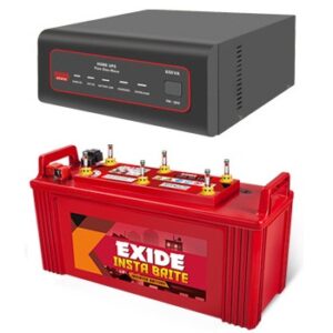 EXIDE XTATIC 650VA HOME UPS AND EXIDE INSTA BRITE IB1500