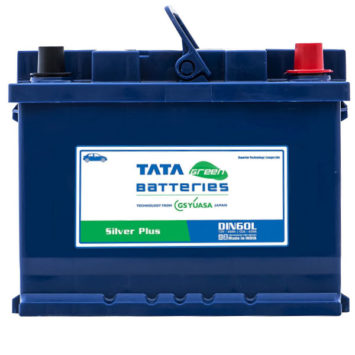 Tata Green DIN60L Silver Plus Car Battery