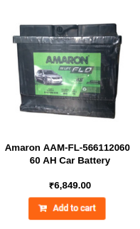 Amaron AAM-FL-566112060 60 AH Car Battery