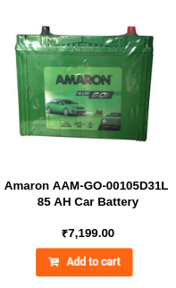 Amaron AAM-GO-00105D31L 85 AH Car Battery