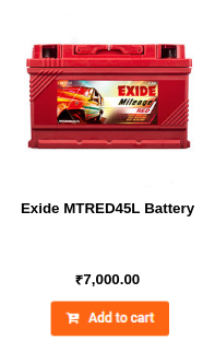 Exide MTRED45L Battery
