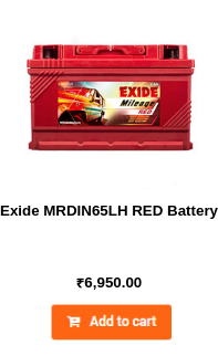 Exide MRDIN65LH RED Battery
