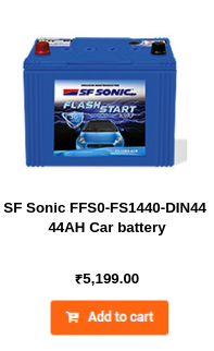 SF Sonic FFS0-FS1440-DIN44 44AH Car battery
