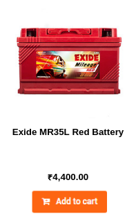Exide MR35L Red Battery