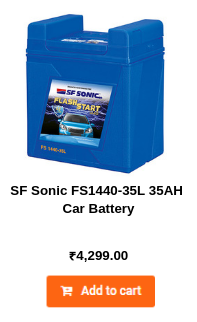 SF Sonic FS1440-35L 35AH Car Battery