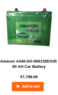 Amaron AAM-GO-000135D31R 90 AH Car Battery