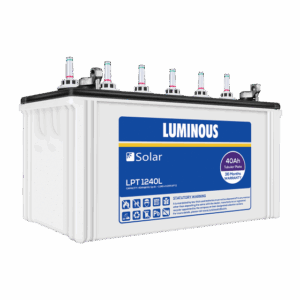 Luminous LPT1240L Solar 40 AH Tubular battery