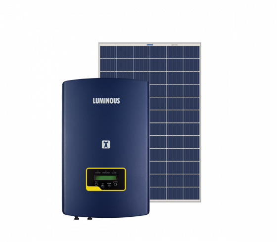 Luminous SOLAR ON GRID COMBO - 3KW / 330 x 10 Watt Panel - Product ...